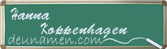 Hanna Koppenhagen Visitenkarte